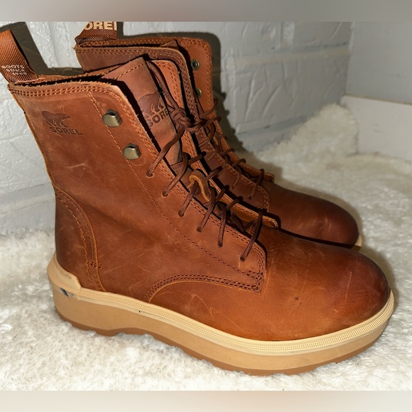 Sorel Tan Lace-Up Boots - Picture 3 of 12